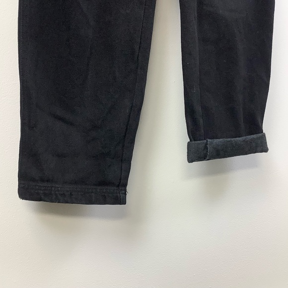 Twik for Simons Organic Cotton Denim Overalls in Black Wash - Picture 3 of 7